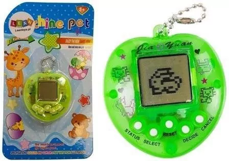 Gra elektroniczna Tamagotchi + smycz zielona - tantis.pl