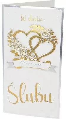 KARNET SLUB DL Z KOP ZLO NER D-016 FOL - tantis.pl