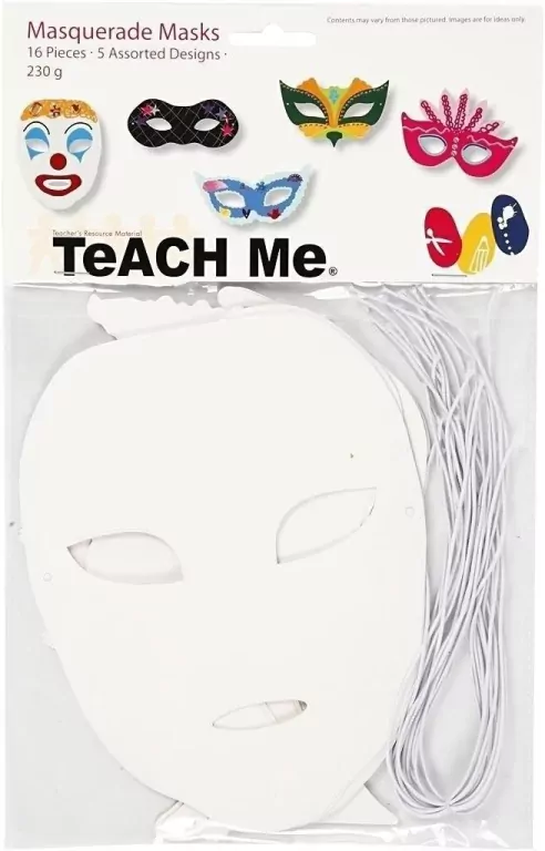 Maski papierowe maskarada - tantis.pl