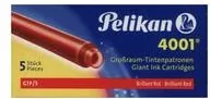 Naboje długie Pelikan 4001 GTP/5 czerwone - tantis.pl