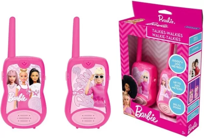 Zestaw Walkie Talkie Barbie Krótkofalówki 200 m - tantis.pl