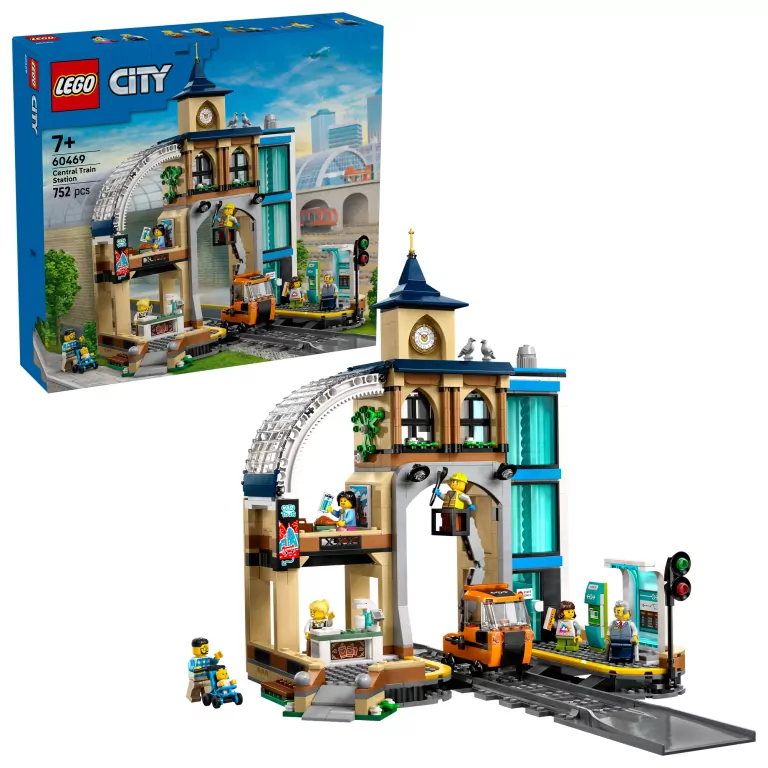 LEGO® Cicty. Centralny dworzec kolejowy 60469 - tantis.pl