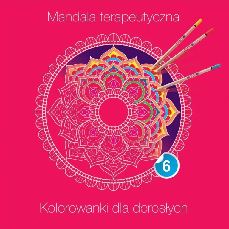 Mandala terapeutyczna 6. Kolorowanki dla dorosłych - tantis.pl