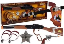Kowbojski pistolet, strzelba i akcesoria