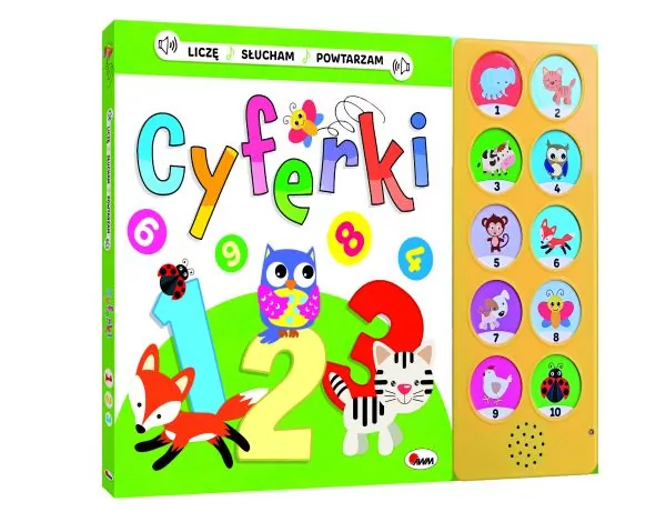 Cyferki. Liczę, słucham, powtarzam - tantis.pl
