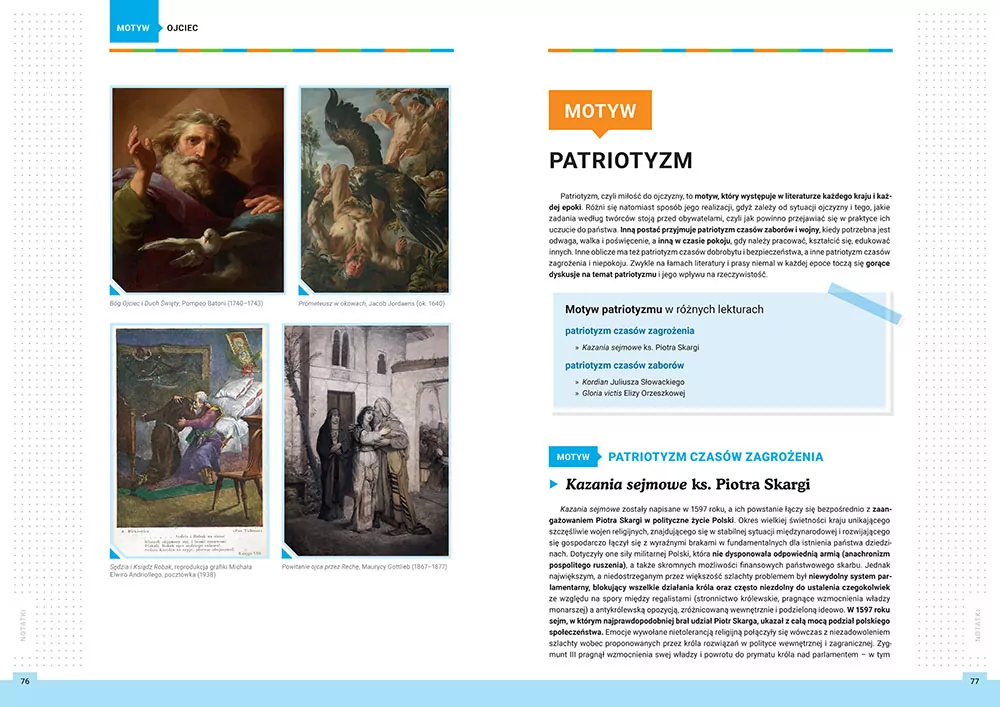 Kompendium lektury i motywy. Liceum / technikum - tantis.pl