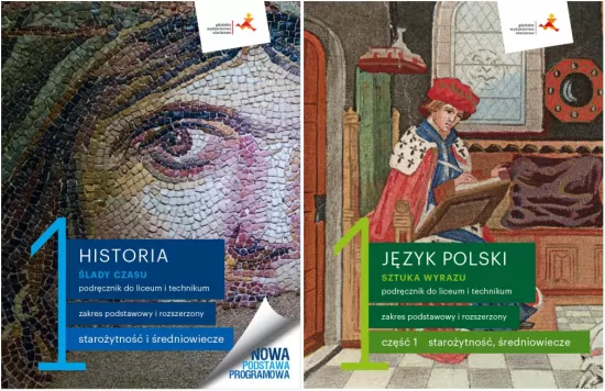 Pakiet: Ślady czasu 1. Historia. Starożytność i Średniowiecze/ Język polski 1. Sztuka wyrazu. Część 1. Starożytność i średniowiecze. Podręcznik do liceum i technikum. Zakres podstawowy i rozszerzony