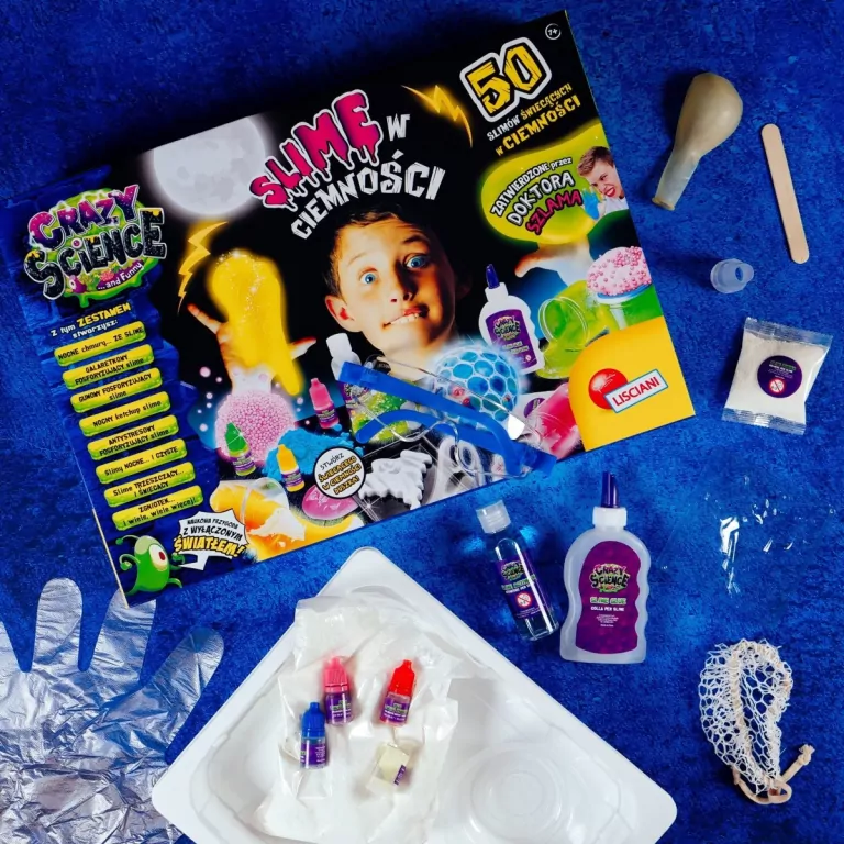 Slime w ciemności. Crazy Science - tantis.pl