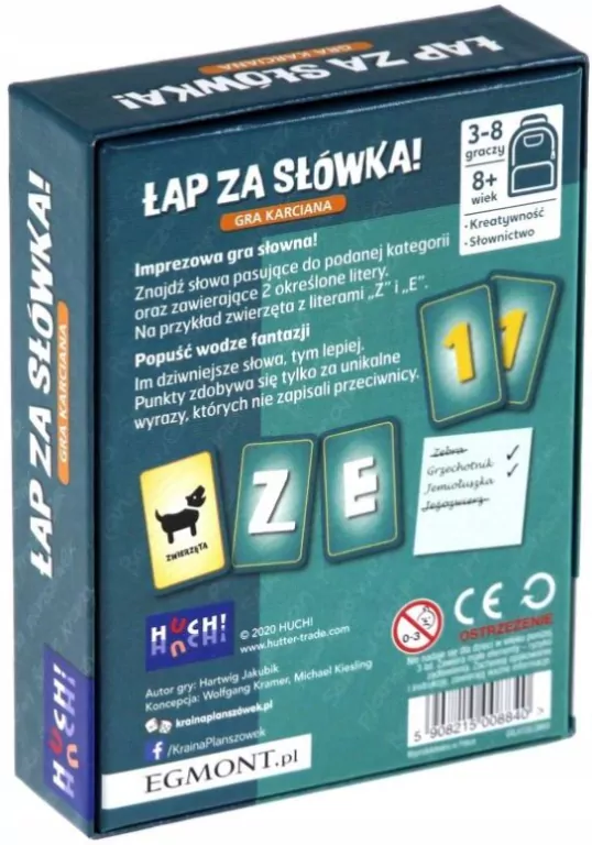 Łap za słówka. Gry do plecaka - tantis.pl