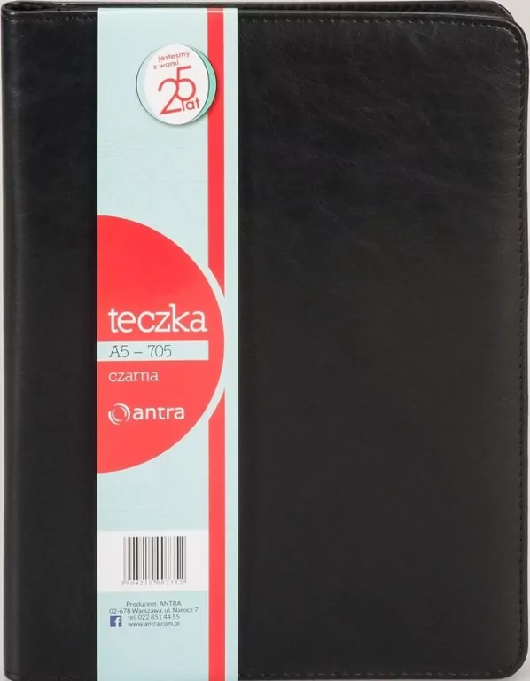 Teczka A5 705 czarna ANTRA - tantis.pl