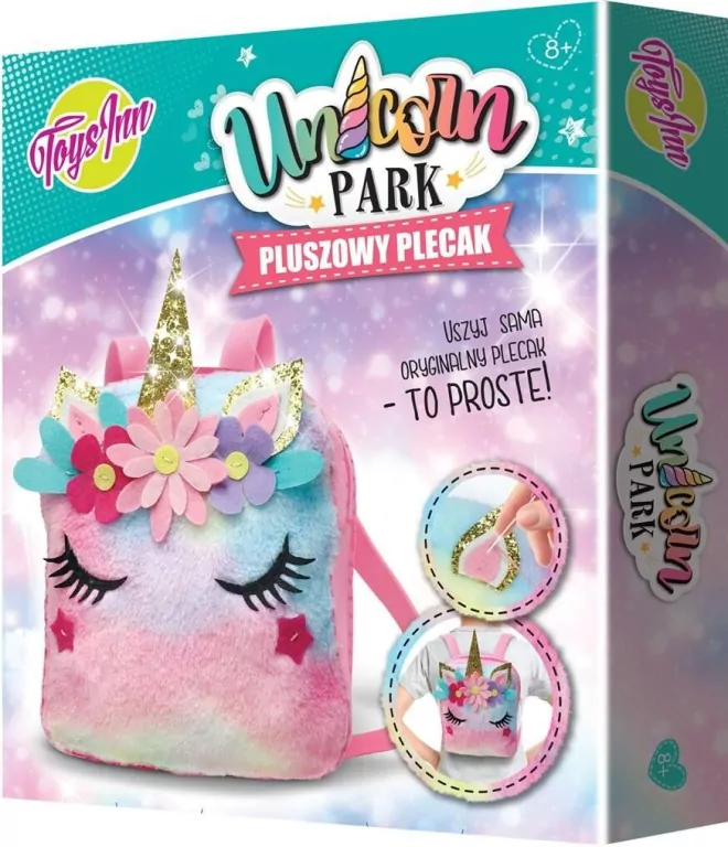 Zestaw do szycia - Plecak Jednorożec. ToysInn - tantis.pl