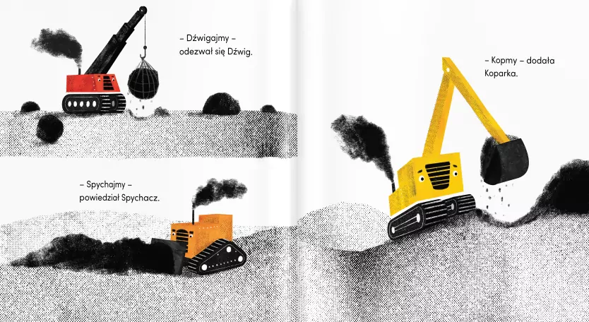 Koparka i kwiat - tantis.pl