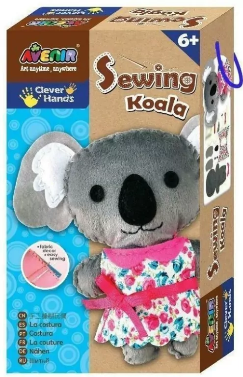 Zestaw kreatywny. Uszyj maskotkę. Koala - tantis.pl