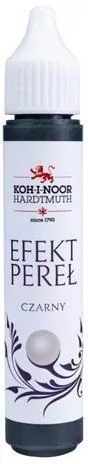 Pisak z efektem perłowym czarny 30ml - tantis.pl