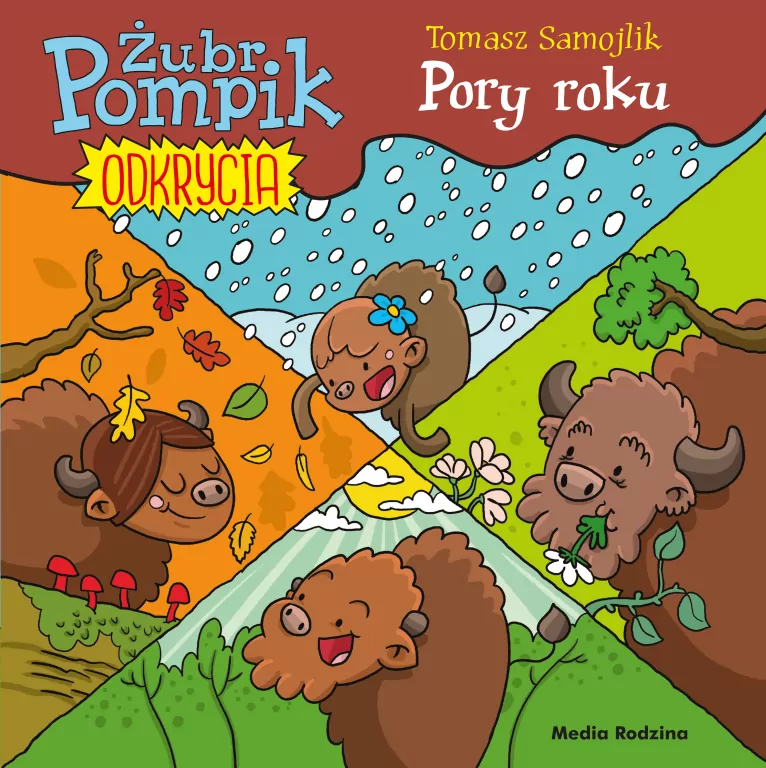 Żubr Pompik. Odkrycia. Pory roku - tantis.pl