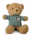 Miś brązowy 22cm w sweterku miętowy - tantis.pl