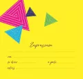 Zaproszenie napis neon z kopertami 5szt - tantis.pl
