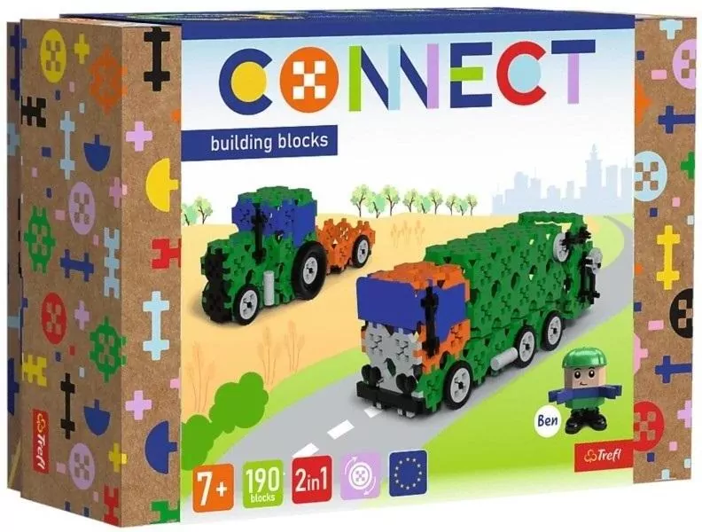 Klocki Connect - Śmieciarka / Traktor M - tantis.pl