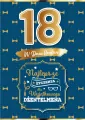 Karnet Urodziny 18 dla niego - tantis.pl