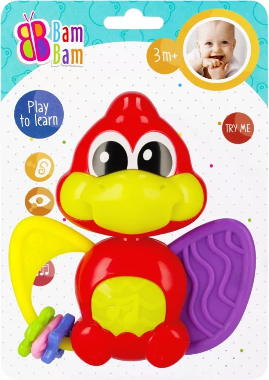 BAM BAM Muzyczny Dinuś 481804 mix cena za 1 szt - tantis.pl