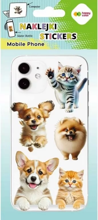Naklejki Mobile Best Friends 90x205 HAPPY COLOR - tantis.pl