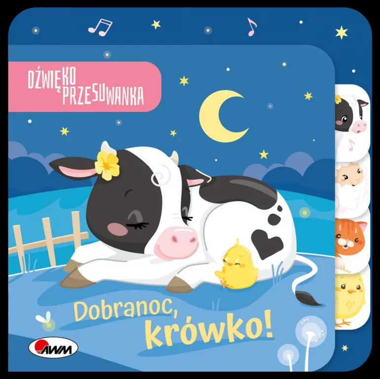 Dobranoc krówko! Dźwiękoprzesuwanka - tantis.pl