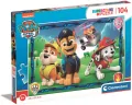 Clementoni. Puzzle. Super Kolor Paw Patrol, 104 elementy - tantis.pl