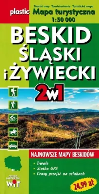 Beskid Śląski i Żywiecki. Mapa turystyczna 1:50 000