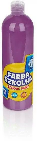 Farba szkolna śliwkowa 500ml ASTRA - tantis.pl