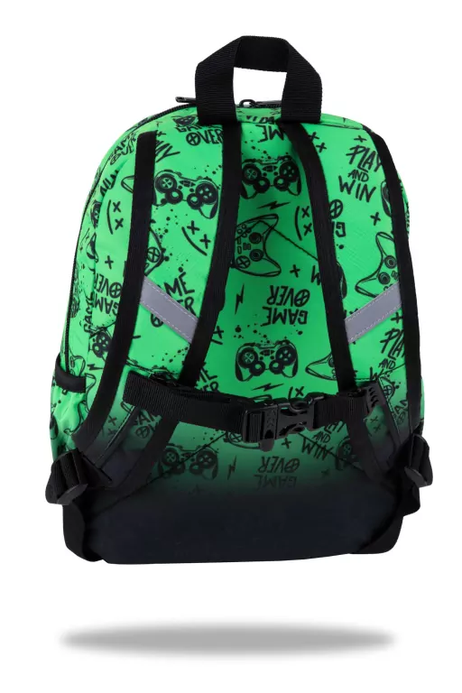 Plecak dziecięcy Coolpack Toby GAME OVER GRADIENT GREEN - tantis.pl