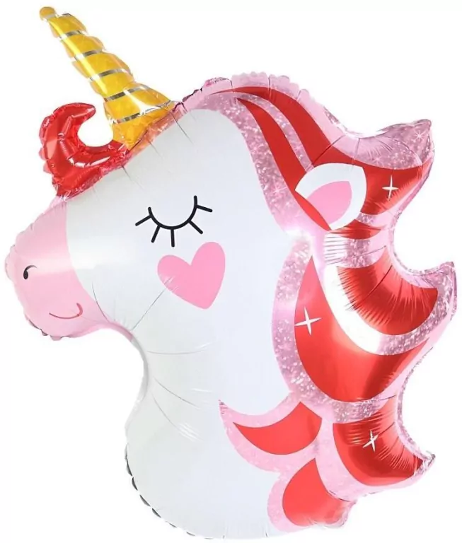 Balon foliowy Jednorożec rozmarzony 64x47cm - tantis.pl