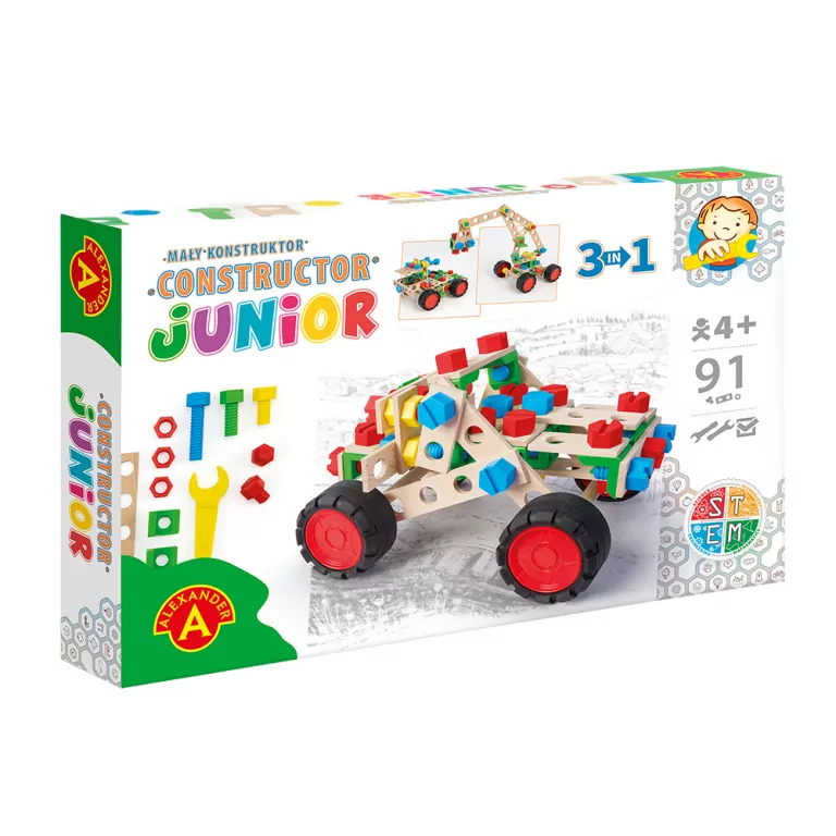 Off Road Vehicle 3w1. Mały Konstruktor Junior - tantis.pl