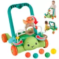 Fisher-Price Aktywizujący Żółw Chodzik-Pchacz 2w1 - tantis.pl
