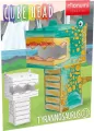 Cube head. Dino. Tyranozaur. Złóż i pokoloruj - tantis.pl