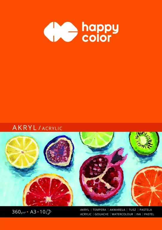 Blok do akrylu A3/10K. Happy color - tantis.pl