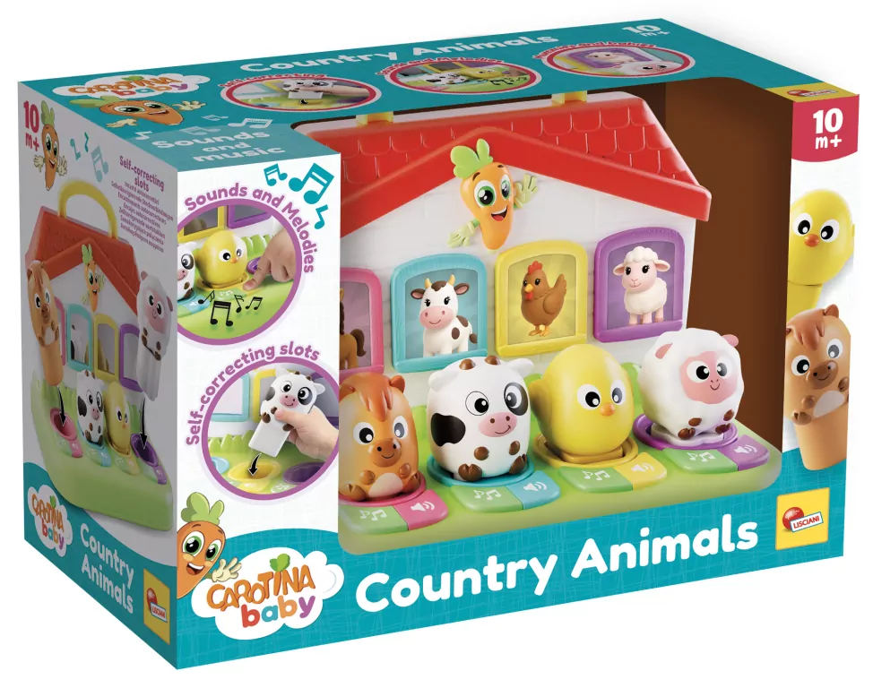 Lisciani Carotina Baby Country animals - tantis.pl
