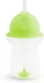 Kubek Munchkin niekapek ze słomką 296ml zielony - tantis.pl