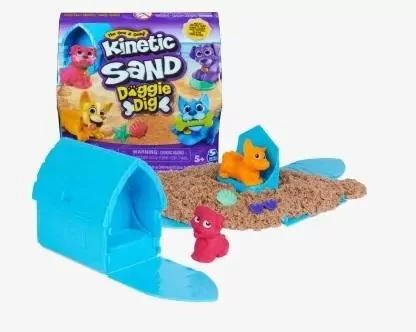 Kinetic Sand - Piasek kinetyczny z figurką pieska - tantis.pl