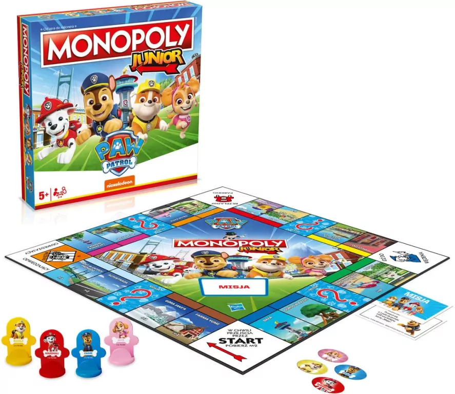 Monopoly Junior. Psi Patrol - tantis.pl