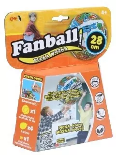 Epee. FanBall Piłka Można pomarańczowa 601032 - tantis.pl