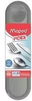 Sztućce Picnik Concept Adult szare MAPED - tantis.pl