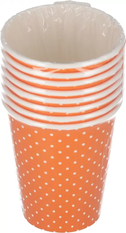 KUBEK PAP 250ML POM KROPKI 036811 PM OPF - tantis.pl