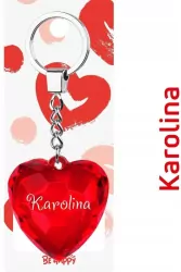 Brelok Serce Karolina