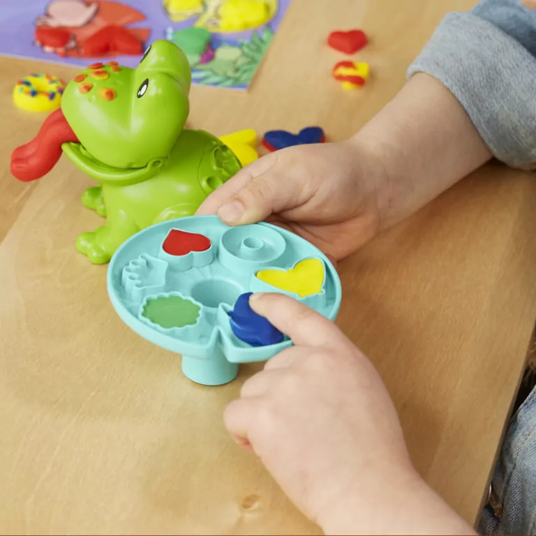 Play-Doh. Zestaw z ciastoliną Starters Żaba i nauka kolorów - tantis.pl