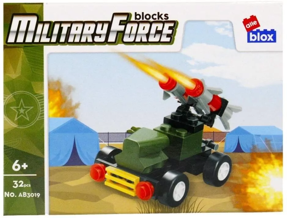 Klocki konstrukcyjne Wojsko ALLEBLOX - tantis.pl