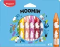 Kredki świecowe Muminki Jumbo 12szt MAPED - tantis.pl