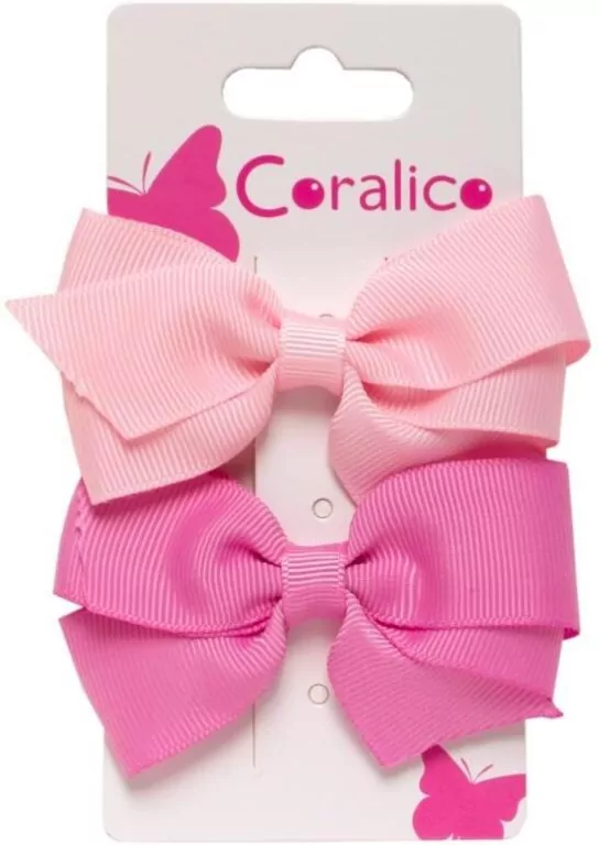 Zestaw klipsy różowe - tantis.pl