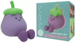 Lampka nocna LED bakłażan