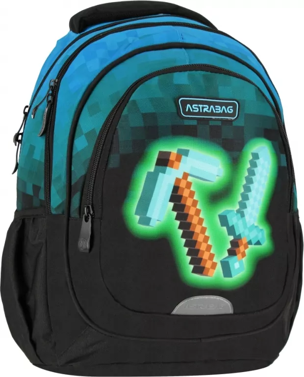 Plecak Astrabag Blue Pixel AB330 ASTRA - tantis.pl