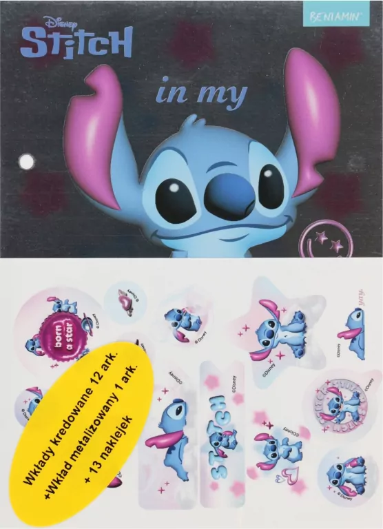 Wkłady do segregatora karteczki A5/13K Stitch mix - tantis.pl